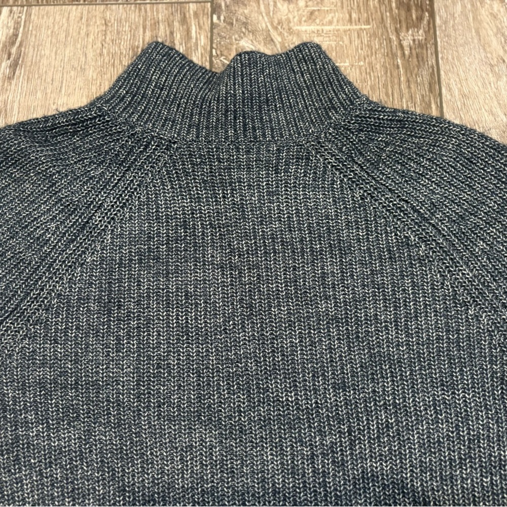 LOFT Marled Knit Mock Turtleneck Sweater- Size XS - Picture 6 of 7